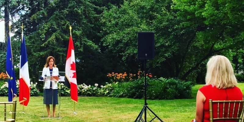Cérémonie du 14 juillet 2020 - Bastille Day à l'Ambassade de France au Canada