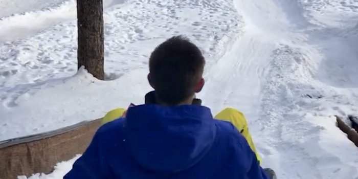 Glissades sur tubes
