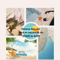 Pause estivale pour Ottawa Accueil